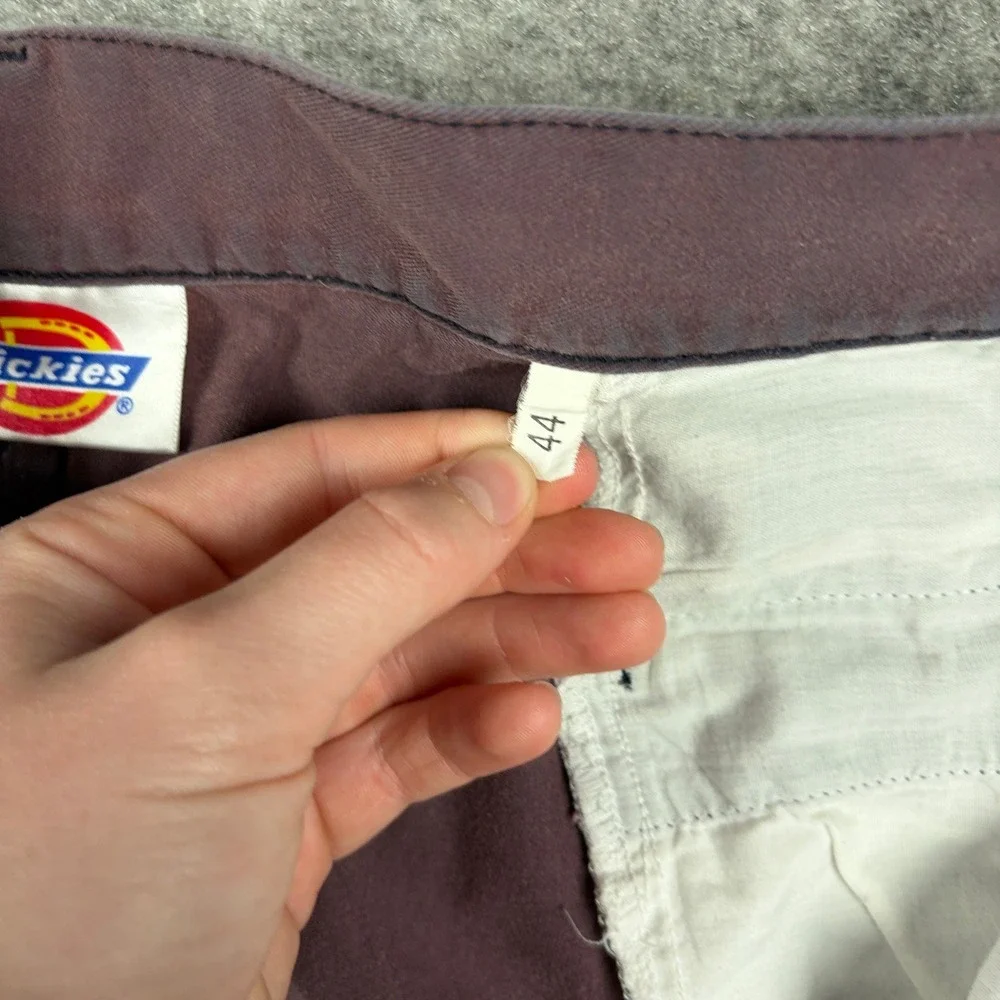 Dickies Cargo Shorts Mens 44 Sun Faded Maroon Y2K Workwear‎ Utility Distressed